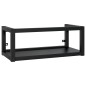 vidaXL Estructura de baño con lavabo incorporado hierro negro vidaXL Estructura de baño con lavabo incorporado hierro negro
