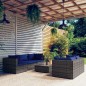 vidaXL Set de sofás de jardín 6 piezas y cojines ratán sintético gris vidaXL Set de sofás de jardín 6 piezas y cojines ratán sintético gris