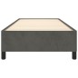 vidaXL Estructura de cama de terciopelo gris oscuro 90x190 cm vidaXL Estructura de cama de terciopelo gris oscuro 90x190 cm