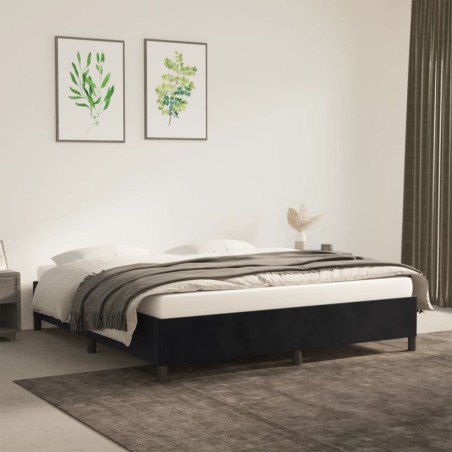 vidaXL Estructura de cama de terciopelo gris claro 180x200 cm