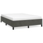 vidaXL Estructura de cama de terciopelo gris oscuro 140x200 cm vidaXL Estructura de cama de terciopelo gris oscuro 140x200 cm