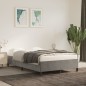 vidaXL Estructura de cama de terciopelo gris claro 120x200 cm vidaXL Estructura de cama de terciopelo gris claro 120x200 cm