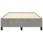 vidaXL Estructura de cama de terciopelo gris claro 120x200 cm vidaXL Estructura de cama de terciopelo gris claro 120x200 cm