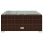 vidaXL Set de muebles de jardín 11 pzas cojines ratán sintético marrón vidaXL Set de muebles de jardín 11 pzas cojines ratán sintético marrón