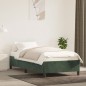 vidaXL Estructura de cama de terciopelo verde 90x190 cm