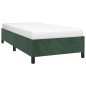 vidaXL Estructura de cama de terciopelo verde 90x190 cm
