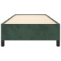 vidaXL Estructura de cama de terciopelo verde 90x190 cm