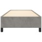 vidaXL Estructura de cama de terciopelo gris claro 100x200 cm vidaXL Estructura de cama de terciopelo gris claro 100x200 cm