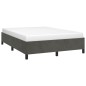 vidaXL Estructura de cama de terciopelo gris oscuro 140x190 cm vidaXL Estructura de cama de terciopelo gris oscuro 140x190 cm