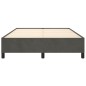 vidaXL Estructura de cama de terciopelo gris oscuro 140x190 cm vidaXL Estructura de cama de terciopelo gris oscuro 140x190 cm
