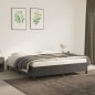 vidaXL Estructura de cama de terciopelo gris oscuro 160x200 cm vidaXL Estructura de cama de terciopelo gris oscuro 160x200 cm