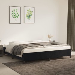vidaXL Estructura de cama de terciopelo gris claro 200x200 cm
