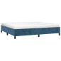 vidaXL Estructura de cama de terciopelo azul 200x200 cm vidaXL Estructura de cama de terciopelo azul 200x200 cm