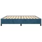 vidaXL Estructura de cama de terciopelo azul 200x200 cm vidaXL Estructura de cama de terciopelo azul 200x200 cm