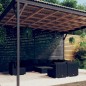 vidaXL Set de muebles de jardín 10 pzas cojines ratán sintético negro