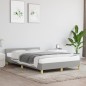 vidaXL Estructura de cama con cabecero de tela gris claro 120x200 cm vidaXL Estructura de cama con cabecero de tela gris claro 120x200 cm