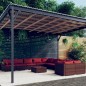 vidaXL Set muebles de jardín 11 piezas cojines ratán sintético marrón vidaXL Set muebles de jardín 11 piezas cojines ratán sintético marrón