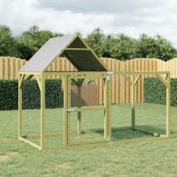 vidaXL Gallinero madera maciza de pino impregnada 200x100x150 cm