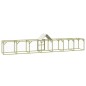 vidaXL Gallinero madera maciza de pino impregnada 700x100x150 cm vidaXL Gallinero madera maciza de pino impregnada 700x100x150 cm