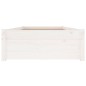 vidaXL Estructura de cama con cajones blanco 90x200 cm vidaXL Estructura de cama con cajones blanco 90x200 cm
