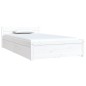 vidaXL Estructura de cama individual con cajones blanco 90x190 cm vidaXL Estructura de cama individual con cajones blanco 90x190 cm