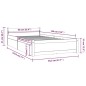 vidaXL Estructura de cama individual con cajones blanco 90x190 cm vidaXL Estructura de cama individual con cajones blanco 90x190 cm