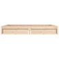 vidaXL Estructura de cama con cajones doble 135x190 cm vidaXL Estructura de cama con cajones doble 135x190 cm