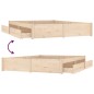 vidaXL Estructura de cama con cajones doble 135x190 cm vidaXL Estructura de cama con cajones doble 135x190 cm