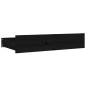 vidaXL Estructura de cama con cajones negro king size 150x200 cm vidaXL Estructura de cama con cajones negro king size 150x200 cm