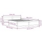 vidaXL Estructura de cama con cajones negro king size 150x200 cm vidaXL Estructura de cama con cajones negro king size 150x200 cm