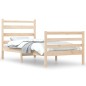 vidaXL Estructura de cama madera maciza de pino 100x200 cm vidaXL Estructura de cama madera maciza de pino 100x200 cm