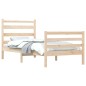vidaXL Estructura de cama madera maciza de pino 100x200 cm vidaXL Estructura de cama madera maciza de pino 100x200 cm