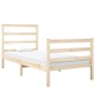 vidaXL Estructura de cama madera maciza de pino 75x190 cm vidaXL Estructura de cama madera maciza de pino 75x190 cm
