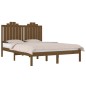 vidaXL Estructura de cama madera maciza de pino marrón miel 120x200 cm vidaXL Estructura de cama madera maciza de pino marrón miel 120x200 cm