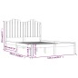 vidaXL Estructura de cama madera maciza de pino marrón miel 120x200 cm vidaXL Estructura de cama madera maciza de pino marrón miel 120x200 cm