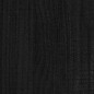 vidaXL Estructura de cama individual madera maciza negra 90x190 cm