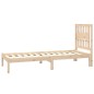 vidaXL Estructura de cama madera maciza de pino 75x190 cm vidaXL Estructura de cama madera maciza de pino 75x190 cm