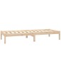 vidaXL Estructura de cama madera maciza de pino 75x190 cm vidaXL Estructura de cama madera maciza de pino 75x190 cm