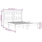 vidaXL Estructura de cama de madera de pino maciza blanca 140x190 cm vidaXL Estructura de cama de madera de pino maciza blanca 140x190 cm