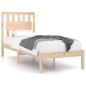 vidaXL Estructura de cama madera maciza de pino 100x200 cm vidaXL Estructura de cama madera maciza de pino 100x200 cm