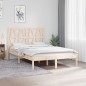 vidaXL Estructura de cama madera maciza de pino 120x190 cm vidaXL Estructura de cama madera maciza de pino 120x190 cm