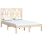 vidaXL Estructura de cama madera maciza de pino 120x190 cm vidaXL Estructura de cama madera maciza de pino 120x190 cm