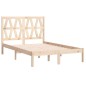 vidaXL Estructura de cama madera maciza de pino 120x190 cm vidaXL Estructura de cama madera maciza de pino 120x190 cm