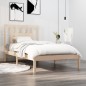 vidaXL Estructura de cama de madera maciza de pino 90x200 cm vidaXL Estructura de cama de madera maciza de pino 90x200 cm