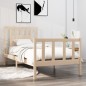 vidaXL Estructura de cama madera maciza 75x190 cm vidaXL Estructura de cama madera maciza 75x190 cm