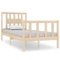 vidaXL Estructura de cama madera maciza 75x190 cm vidaXL Estructura de cama madera maciza 75x190 cm
