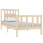 vidaXL Estructura de cama madera maciza 75x190 cm vidaXL Estructura de cama madera maciza 75x190 cm