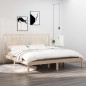 vidaXL Estructura de cama de madera maciza de pino 200x200 cm vidaXL Estructura de cama de madera maciza de pino 200x200 cm
