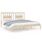 vidaXL Estructura de cama de madera maciza de pino 200x200 cm vidaXL Estructura de cama de madera maciza de pino 200x200 cm