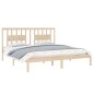 vidaXL Estructura de cama de madera maciza de pino 200x200 cm vidaXL Estructura de cama de madera maciza de pino 200x200 cm